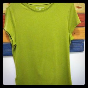 Ann Taylor XL Green Short Sleeve T-Shirt